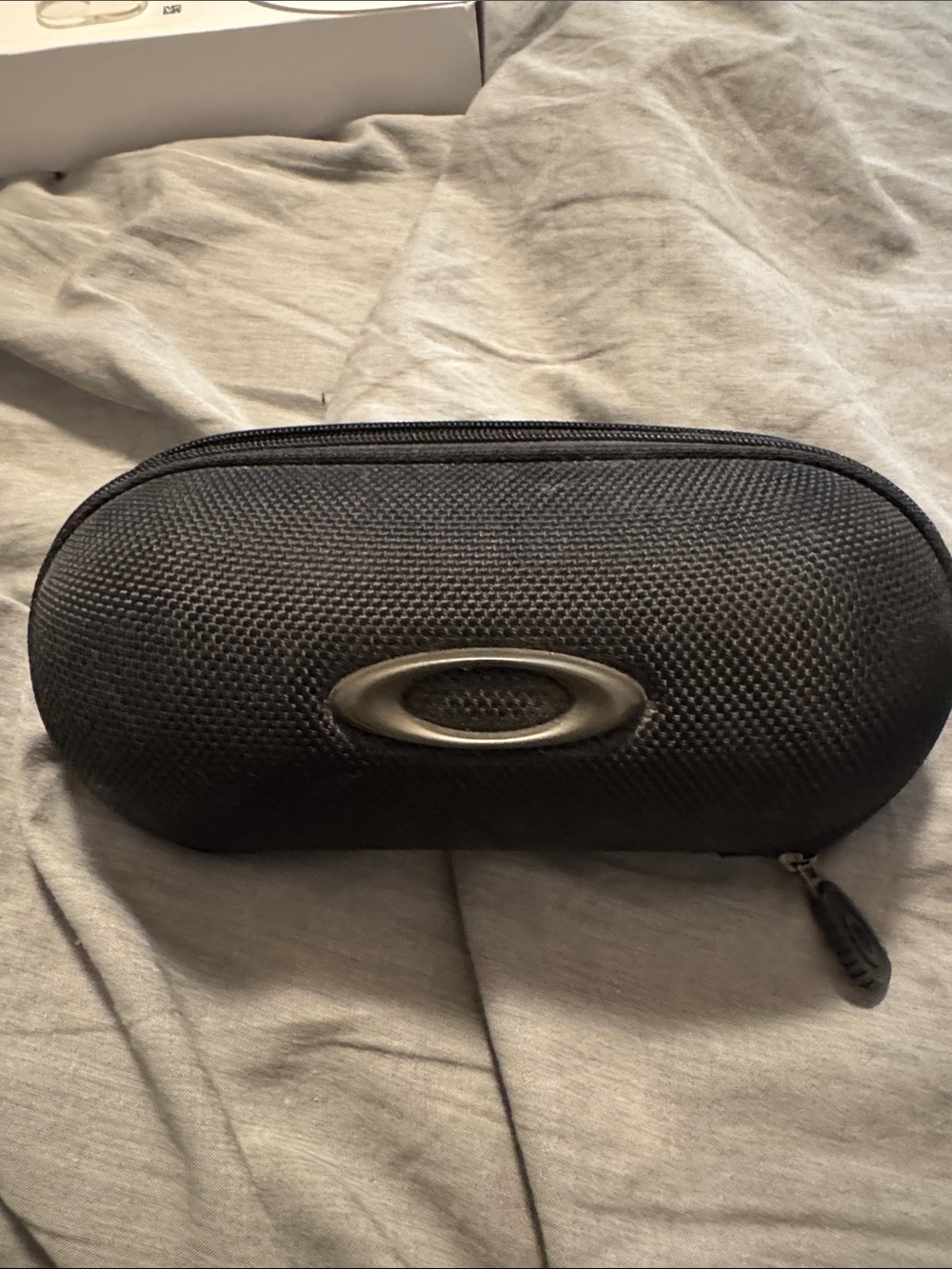 Oakley Black Textured Zip Sunglasses Case